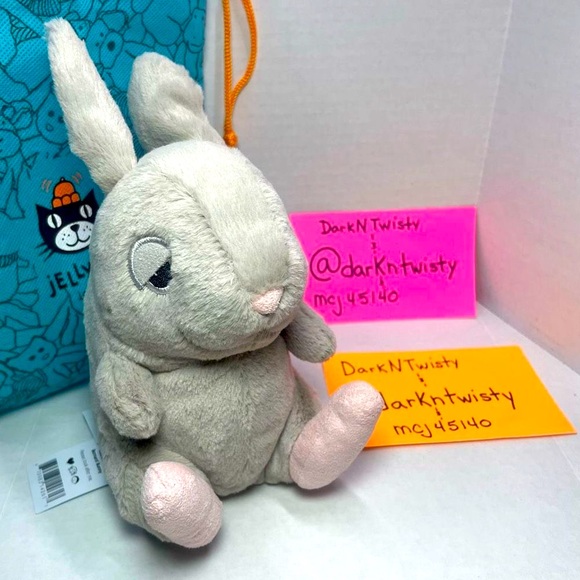 1 OWNER! AUTH SALES RECEIPT! RETIRED BNWT Jellycat Cuddlebud Bernard Bunny - Picture 1 of 15